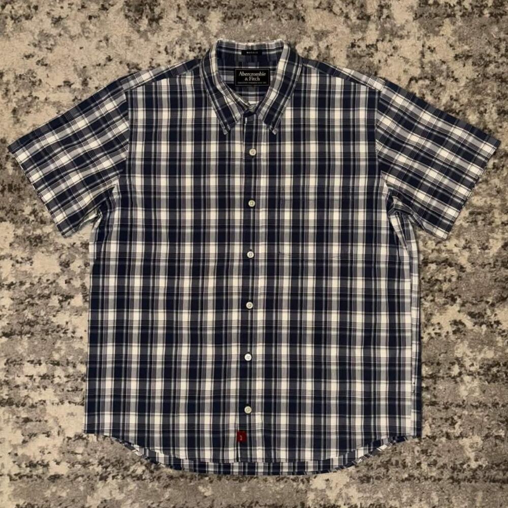 Abercrombie & Fitch Muscle Checked Button Up Shirt